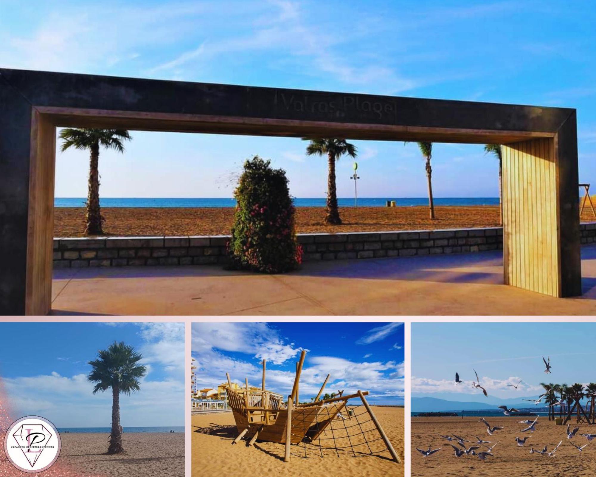 Les Mouettes, Bel Appartement A 50M Des Plages De Valras-Plage Kültér fotó