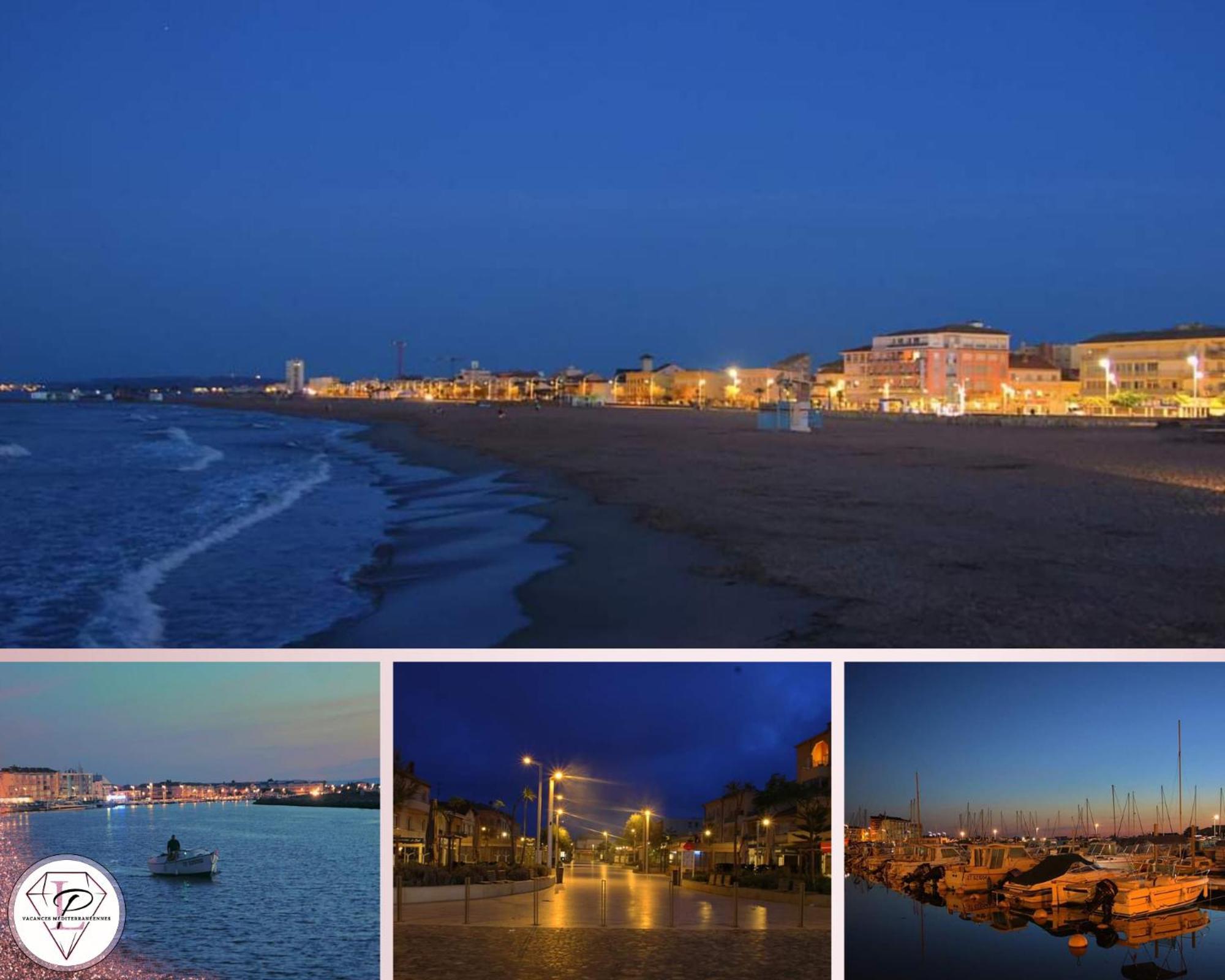 Les Mouettes, Bel Appartement A 50M Des Plages De Valras-Plage Kültér fotó
