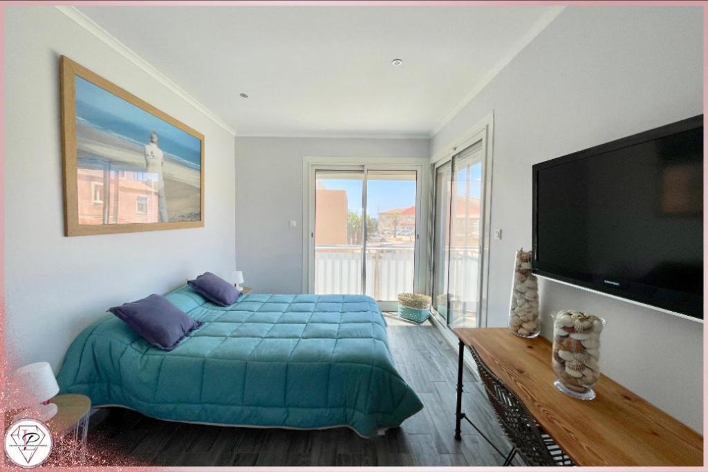 Les Mouettes, Bel Appartement A 50M Des Plages De Valras-Plage Kültér fotó